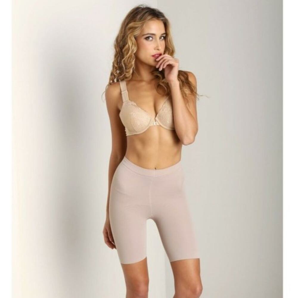 SPANX Women's Power Panties Mid Thigh Shorts Shaper Undergarment Size E